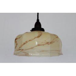 Art Deco glas pendel