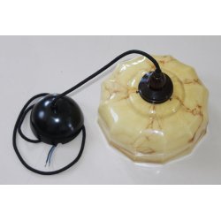 Art Deco glas pendel