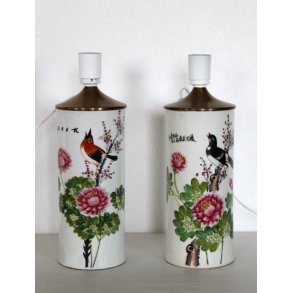 Par kinesiske bordlamper