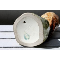 Art Nouveau Royal Dux majolica figur