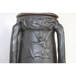 L.Hjorth Terracotta olielampe