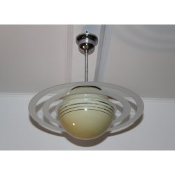 Art Deco Saturn glas pendel