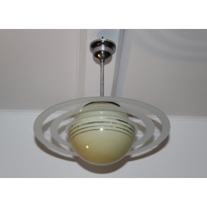 Art Deco Saturn glas pendel