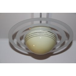 Art Deco Saturn glas pendel